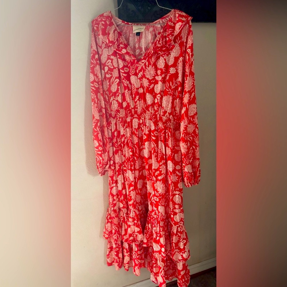 University threads long line dress